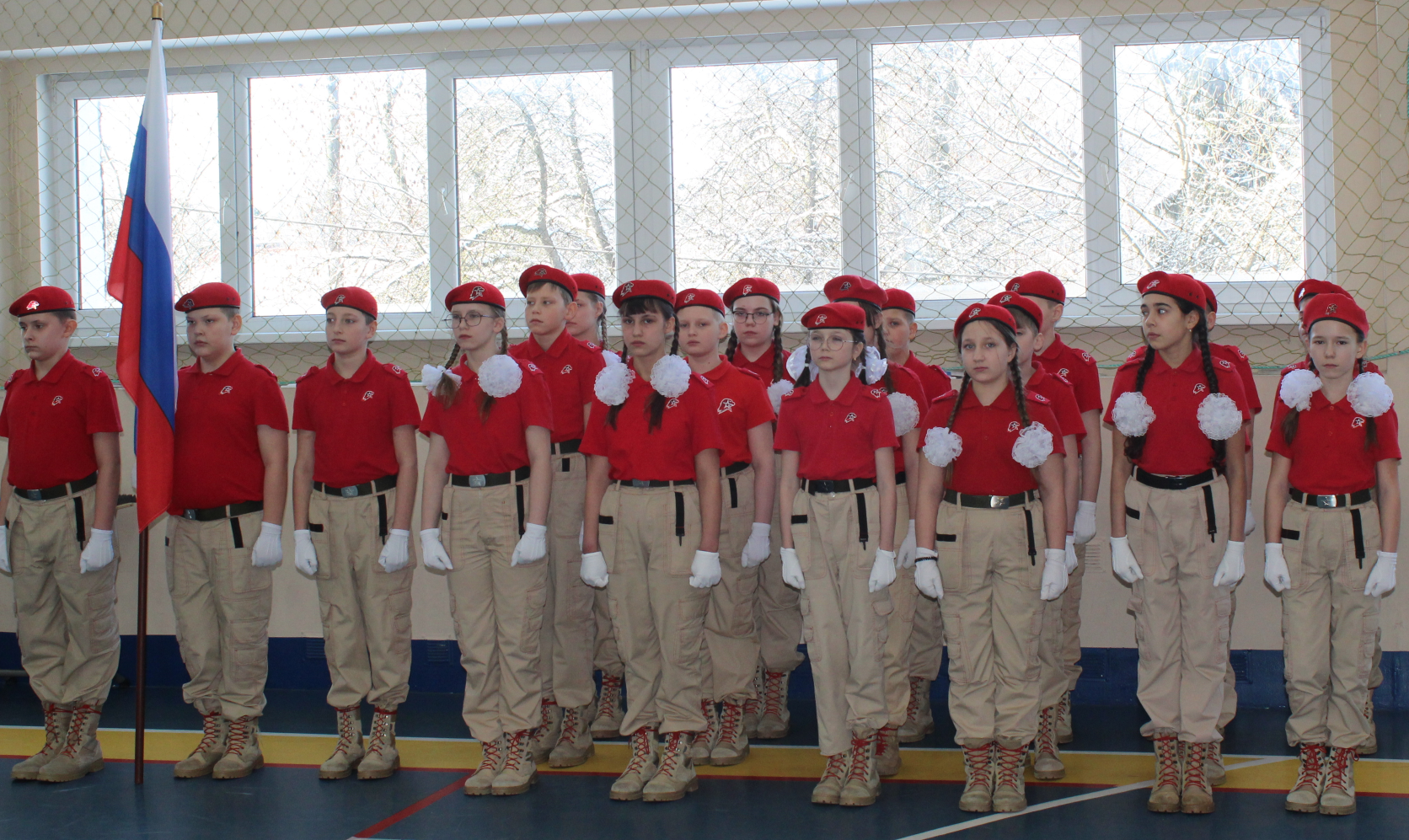 Смотр строя и песни.