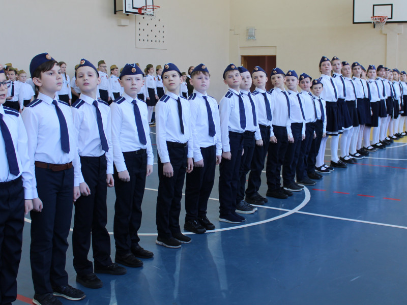 Смотр строя и песни.