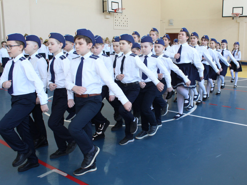 Смотр строя и песни.